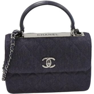 Chanel Pre-owned Denim handbags - Dames - Pre-owned - Blauw - Maat: ONE Size Denim