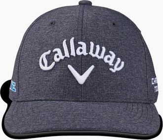 Callaway Mens Wordmark Logo Pre Curved Brim Cap - Grey/Multi - Size: MENS