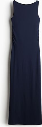H&M Drapiertes Bodycon-Maxikleid - Blue