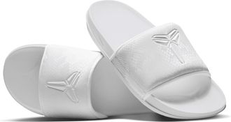 Nike Mens Kobe Offcourt Slides in White | IF2870-100