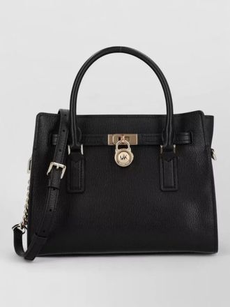 Michael Kors textured tote bag top handle strap