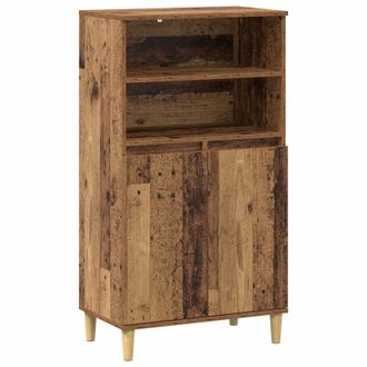 vidaXL Credenza Legno Di Quercia 60 X 36 X 110 Cm Legno Ingegnerizzato Vidaxl