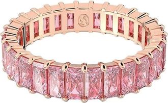 Swarovski Matrix Ring - Dames - Ringen - Roze - 58 MM - Accessoires