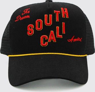 Amiri Cappello da baseball in cotone e nylon con logo ricamato