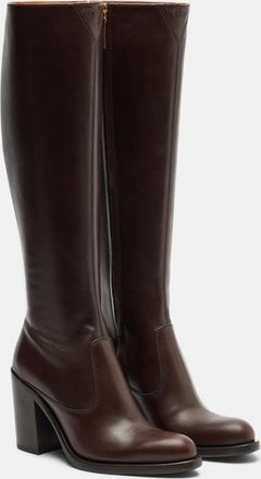 Chlo&eacute; Leather knee-high boots