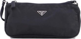 Prada Pochette Shoulder Bag Tessuto Small hobo bag - Zwart