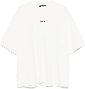 Barrow T-shirt met logoprint - Wit