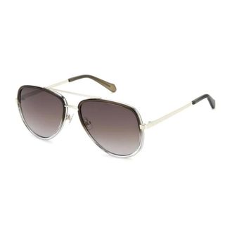 Fossil Accessoires, Heren, Bruin, ONE Size, Druppelvormige Zonnebril