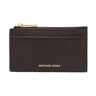 Michael Kors Portacarte Jet Set piccolo in pelle martellata - - Accessories - Donna - Marrone - ONE SIZE
