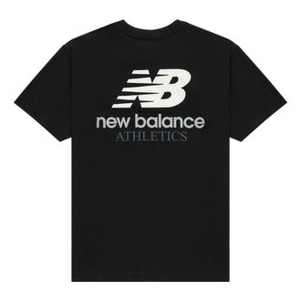 New Balance Athletics Remastered Graphic Cotton Jersey T-shirt Asia Sizing Black AMT31504-BK