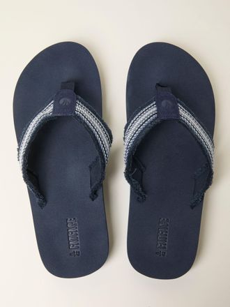 Fat Face FatFace Harris Navy Flip Flop