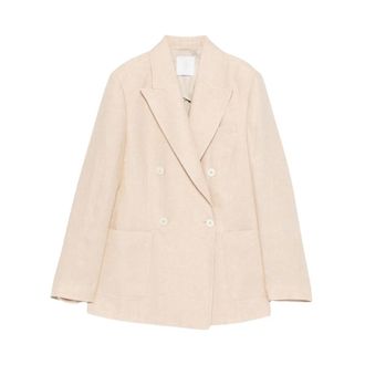 Eleventy Blazers, female, Beige, Size: XL Blazer