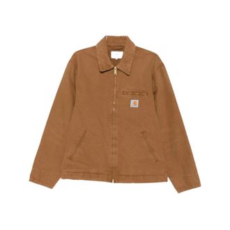 Carhartt Work in Progress Carhartt Wip, Denim Jackets, male, Brown, Size: XL Denim Jacket