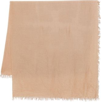 Faliero Sarti Enrica scarf - unisex - Cashmere/Silk - One Size - Neutrals