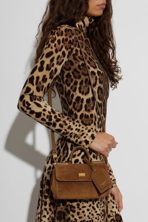 Dolce & Gabbana My Sicily Mini Bag, Womens, Brown