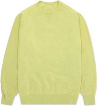 Fortela Harvard Fleece Jersey Raglan Sleeve Sweatshirt in Lemon Yellow at Nordstrom, Size Xx-Large Eu