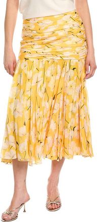 Carolina Herrera Gathered Midi Dress