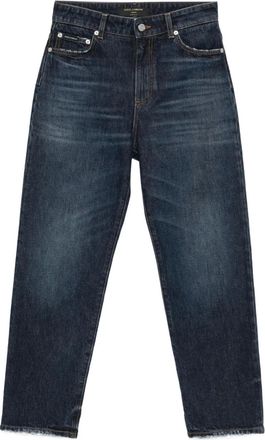 Dolce & Gabbana Jeans con orlo sfrangiato - Blu
