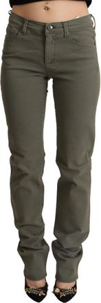 Ermanno Scervino Low Waist Cotton Skinny blue Trouser Womens Jeans