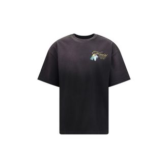 Amiri Black Cotton Mens T-Shirt