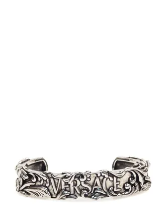 Versace Silver Logo Bracelet