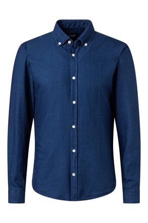 Joop Jeanshemd »Heli3-W« Logostickerei, Slim Fit