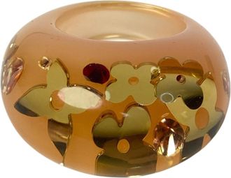 Louis Vuitton Pink Resin Band Ring (Pre-Owned)