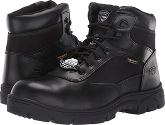 Skechers Wascana - Linnean Comp Toe Mens Shoes Black : 15 D - Medium, Cordura/Leather/Rubber