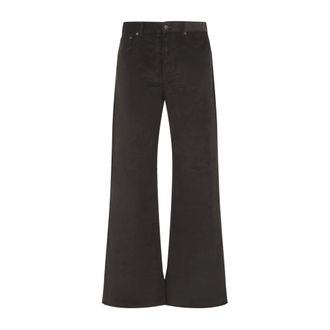 Acne Studios Pantalones Anchos Rectos - Trousers - Hombre - Marr&oacute;n - XL