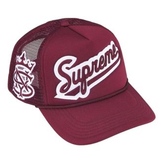 SUPREME SS26 University Mesh Back 5-Panel Cardinal SUP-SS26-1005-CRDNL