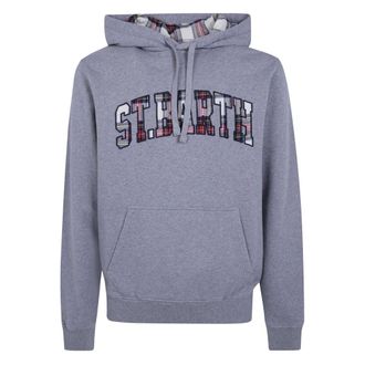 MC2 Saint Barth Tribeca Fleece Hoodie - Heren - Sweatshirts & Hoodies - Grijs - Maat: 2XL Fleece