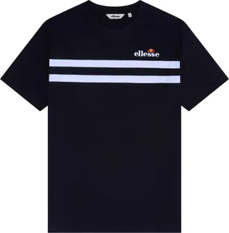 Ellesse Heren T-shirt met Squalius-logo, regular fit (Zwart)