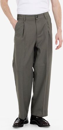 Obey Dean Pleated pant leaf