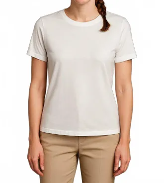 Insight Short Sleeve Tank Top In White