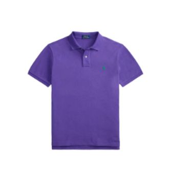 Polo Ralph Lauren Polo Shirts, male, Purple, Size: 2XL Polo Ralph Lauren T-shirts and Polos