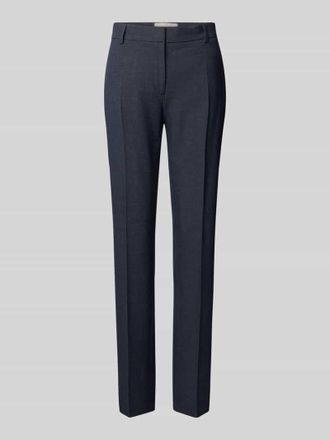 Christian Berg Slim Fit Hose mit Strukturmuster in Marine, Gr&ouml;&szlig;e 46