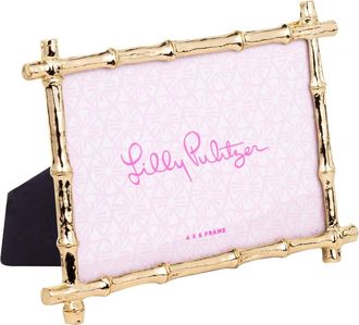 Lilly Pulitzer Bamboo Picture Frame - 4 X 6 In Gold