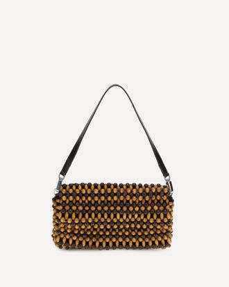 Staud Timmy Shoulder Bag Multi Wood Beads Female UNI