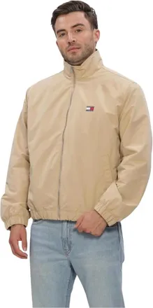 Tommy Jeans Jassen, Heren, Beige, XL, Polyester, TJM Essential Jacket Ext