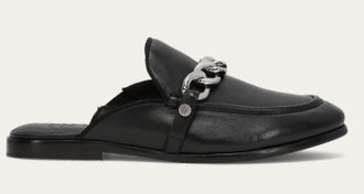 Frye Womens Faith Chain Mule In Black