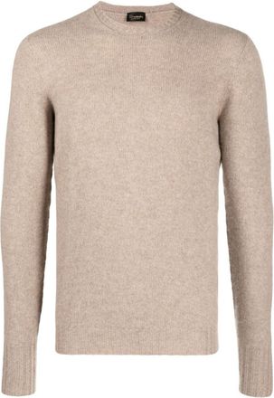 Drumohr Beige Long Sleeves Knitted Sweater