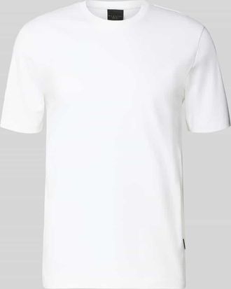 Bugatti T-Shirt mit Rundhalsausschnitt in Weiss, Gr&ouml;&szlig;e XXL