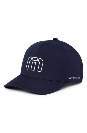 Travis Mathew Landing Gear Snapback Baseball Cap in Total Eclipse at Nordstrom
