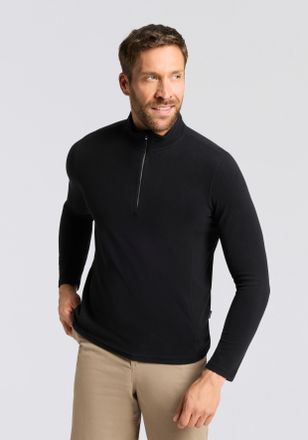 Killtec Fleeceshirt KILLTEC KSW 63 MN FLC SHRT, Herren, Gr. 4XL, schwarz, Obermaterial: 100% Polyester, Shirts Fleeceshirt, w&auml;rmend