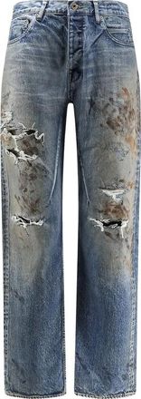 Rick Owens Distressed Jeans