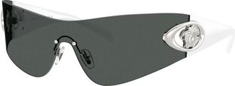 Versace Shield Full Rim Sunglasses - White