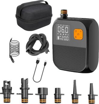 OEM 1 Bomba De Aire El&eacute;ctrica, 8000 Mah, 120 L/min, Pantalla Led, 25 Psi, Para Tablas De Paddle Surf, Kayaks Y Tiendas De Campa&ntilde;a