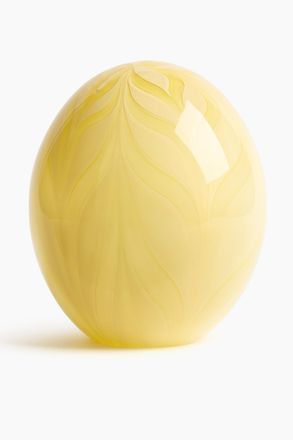 H&M Grosse Glasskulptur - Yellow