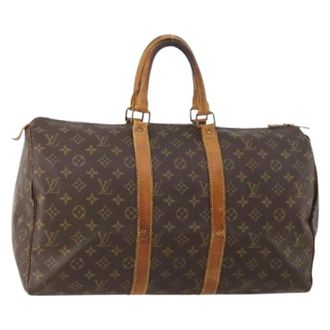 Louis Vuitton Pre-owned Weekend Bags, female, Brown, Size: ONE SIZE Pre-owned Monogram Boston Bag