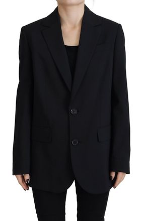 Dsquared2 Dsquared&sup2; Flower Single Breasted Coat Womens Blazer (Pre-Owned)